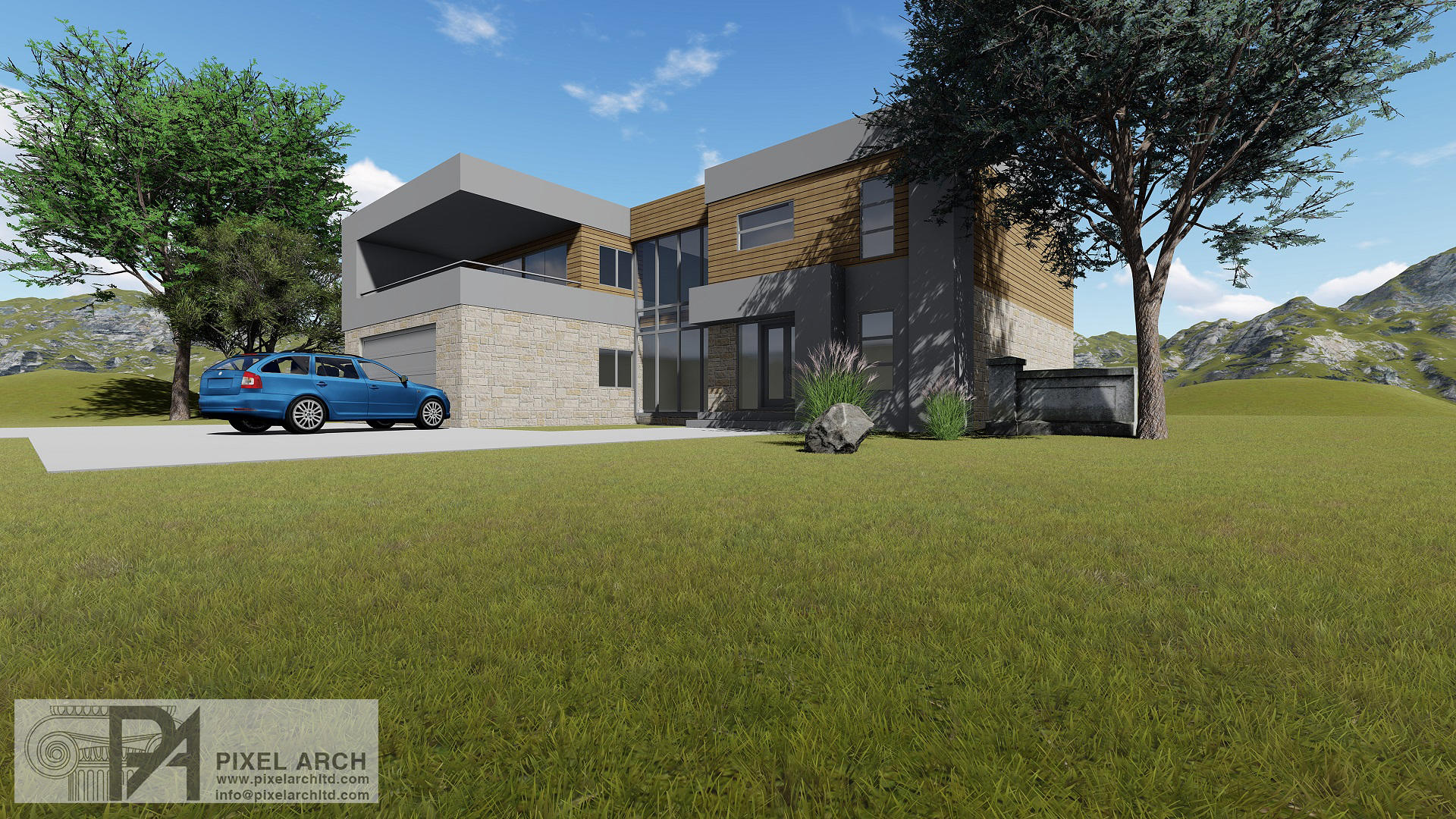 Modern exterior