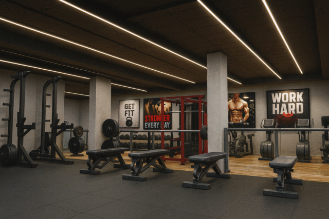 Fitness Center Interior Design=