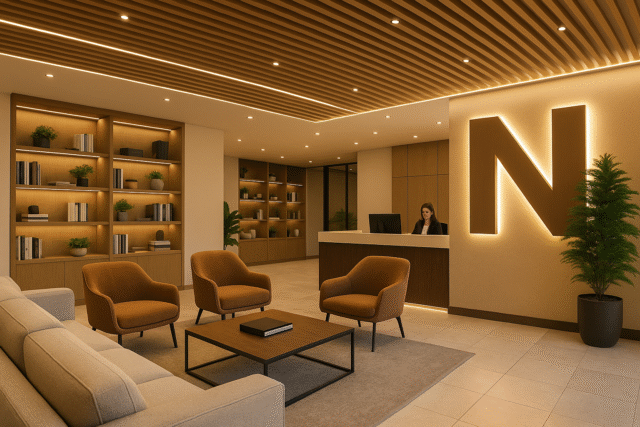 Reception Area loading=