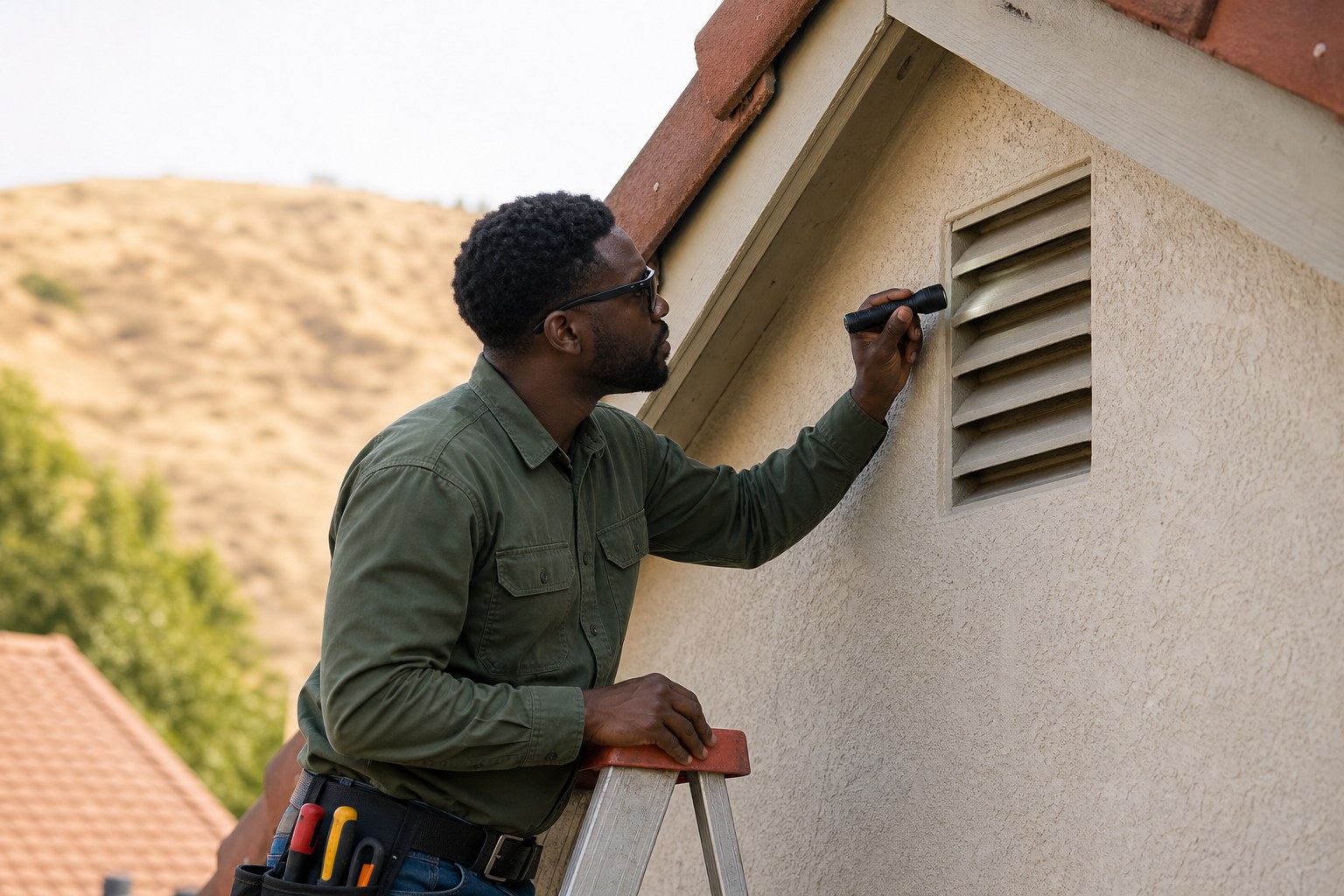 Attic, eave and foundation vents are among the most common ember entry points.
